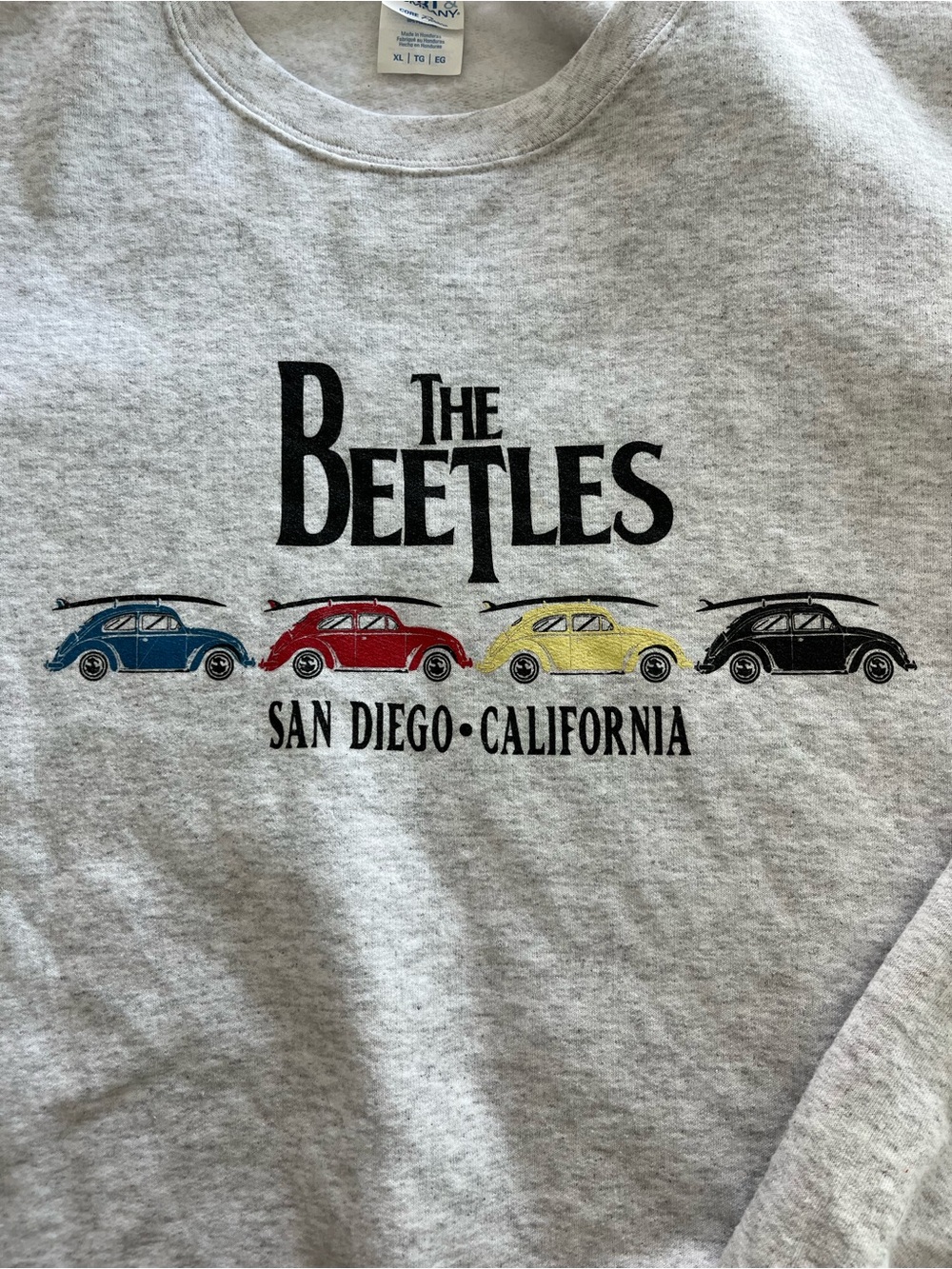 The Beatles San Diego Graphic Sweatshirt - Gray